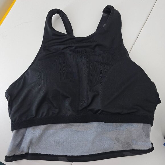 Athleta D-DD Freestyle Camo Longline Bikini Top size Medium - Picture 8 of 9